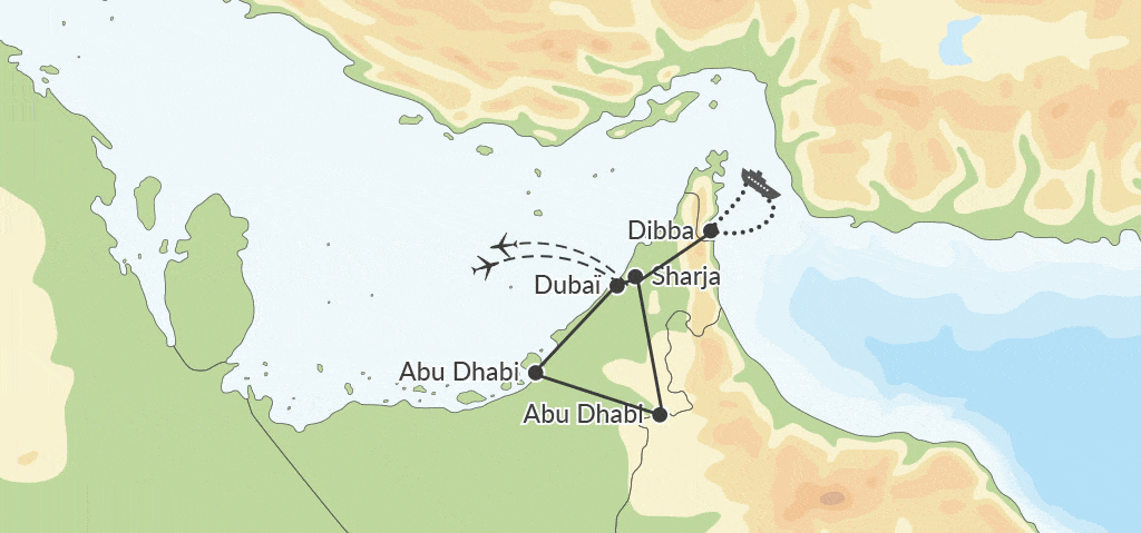 Circuit Splendeurs des Emirats 2023 dubai Dubai et les Emirats