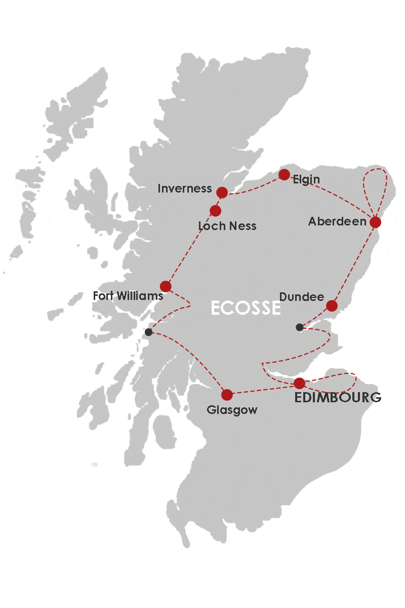 Autotour Authentique Ecosse - Mixte edimbourg Ecosse