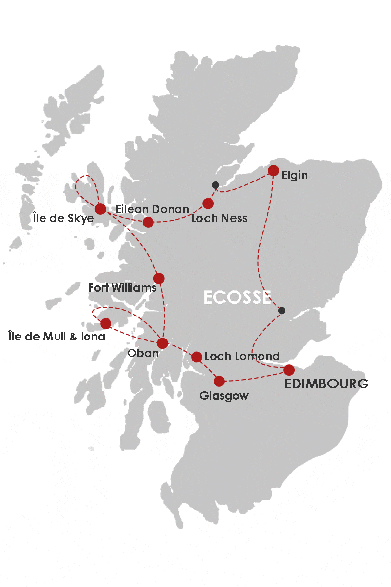Autotour Des Hebrides aux Highlands - Manoir & Hôtel edimbourg Ecosse