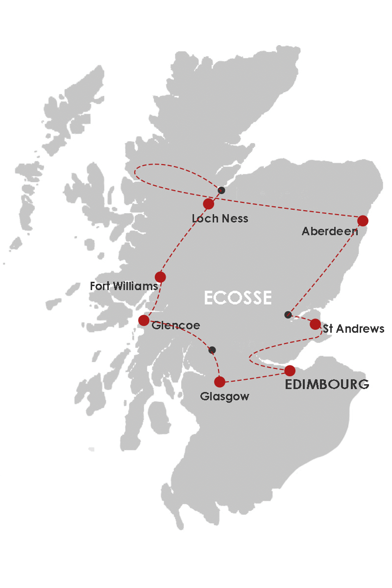 Autotour L'Ecosse version nature - B&B edimbourg Ecosse