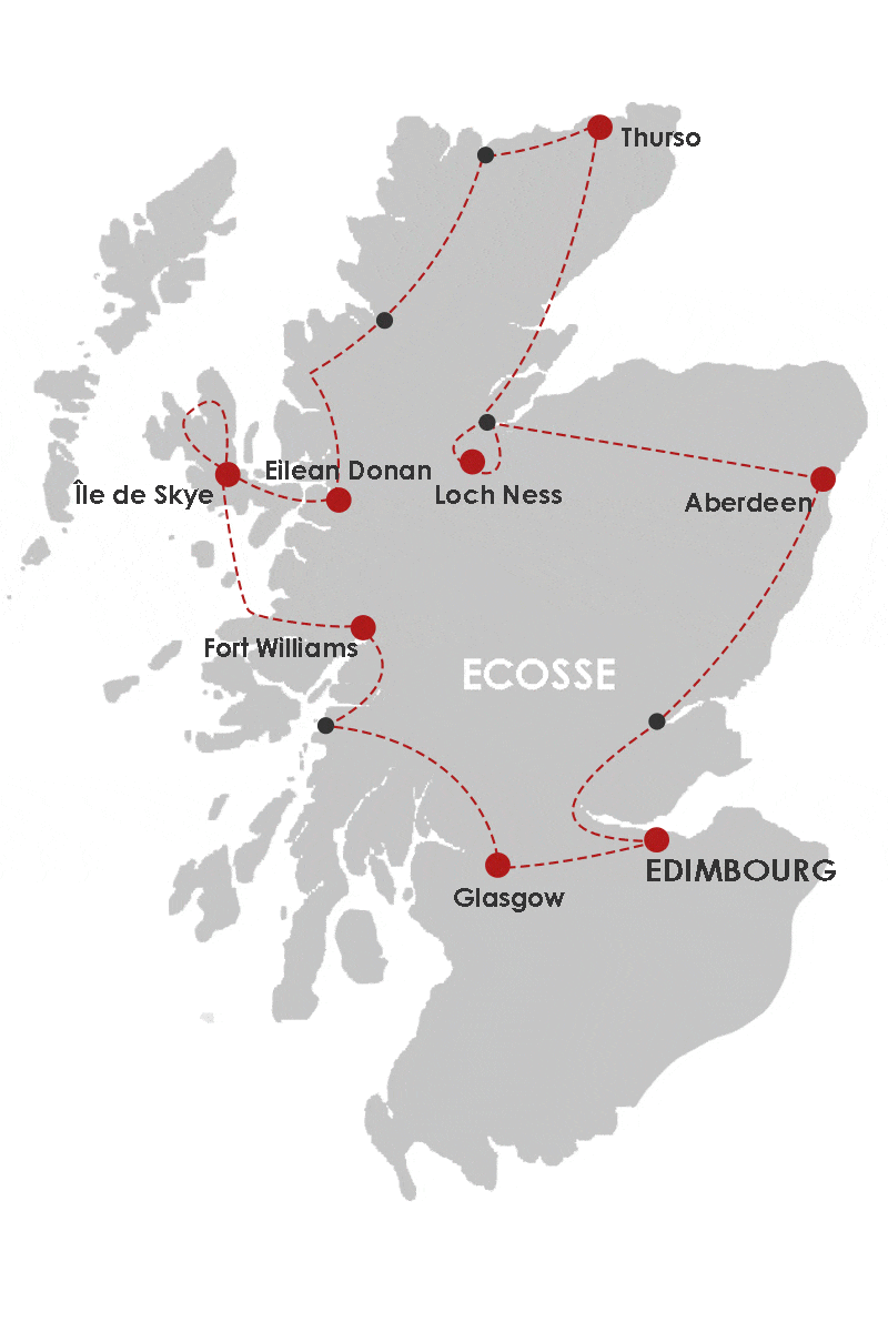 Autotour Terre de Légendes - Mixte edimbourg Ecosse