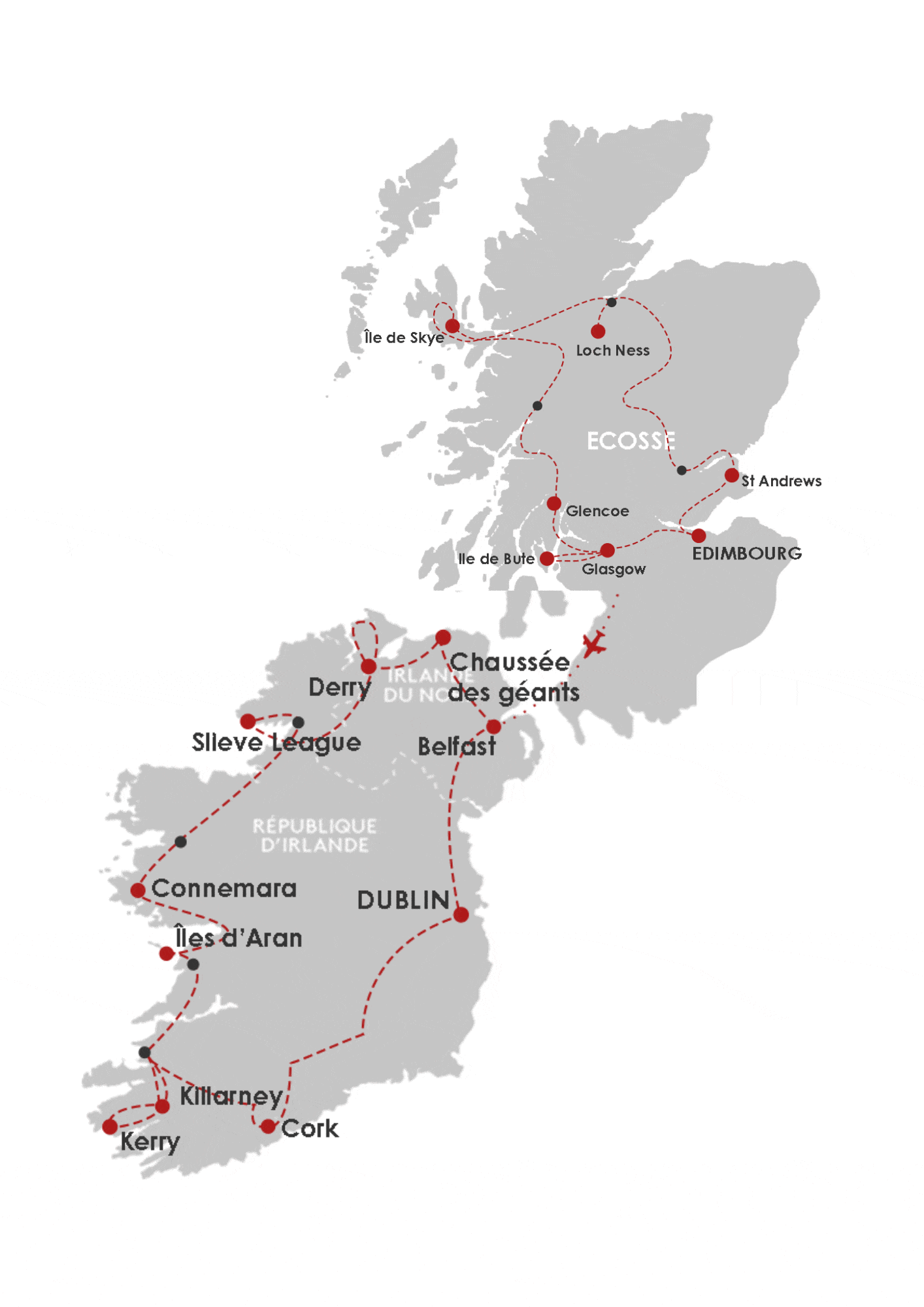 Circuit Grande traversée celte edimbourg Ecosse