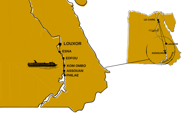 Combiné croisière et hôtel Des Secrets du Sphinx aux Temples Perdus du Nil en Dahabeya 4/ le_caire Egypte