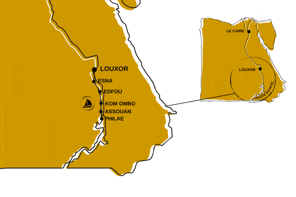 Circuit Croisière Les Mystères du Nil en Dahabeya louxor Egypte