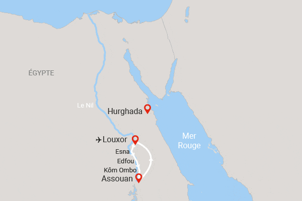 Croisière Merveilles au Fil du Nil (avec 9 visites) louxor Egypte