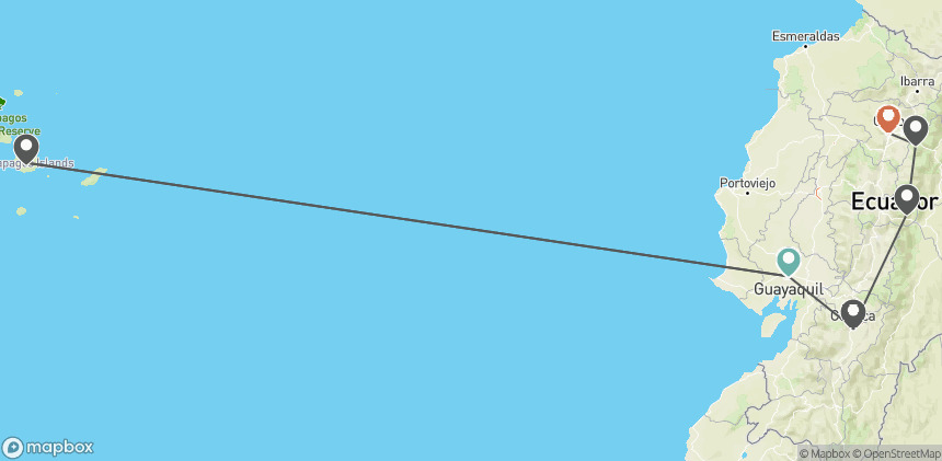 Circuit De la cordillère aux Galápagos : un voyage au cœur de la nature quito Equateur