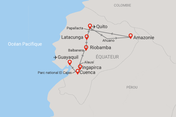 Circuit L'Équateur entre nature et authenticité + pré-tour Amazonie (maximum 16 participants) quito Equateur
