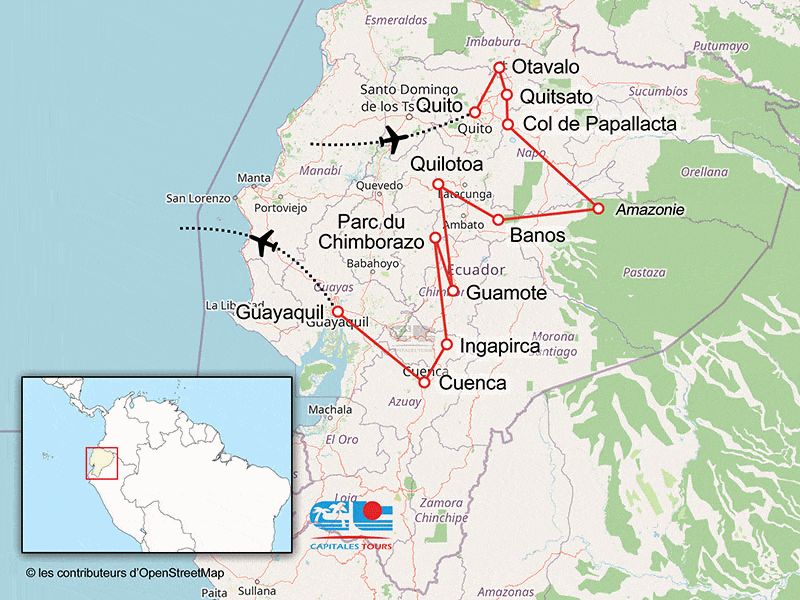 Circuit Les sentiers d'Equateur quito Equateur