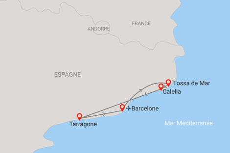 Les charmes de la côte catalane 4*