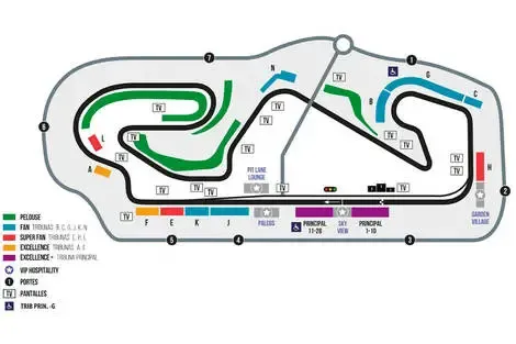 Map Circuit de Barcelona-Catalunya