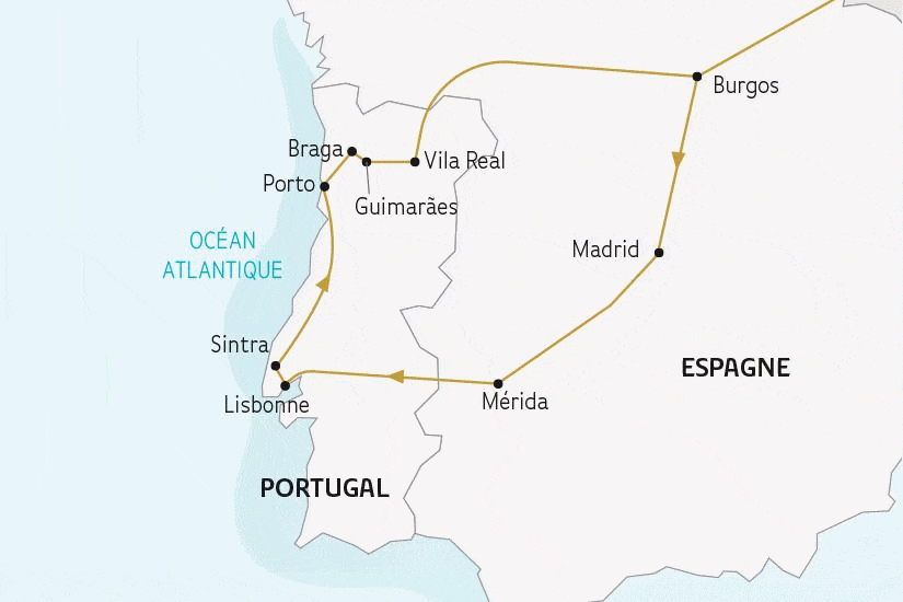 Circuit Nouvel An au Portugal burgos Espagne