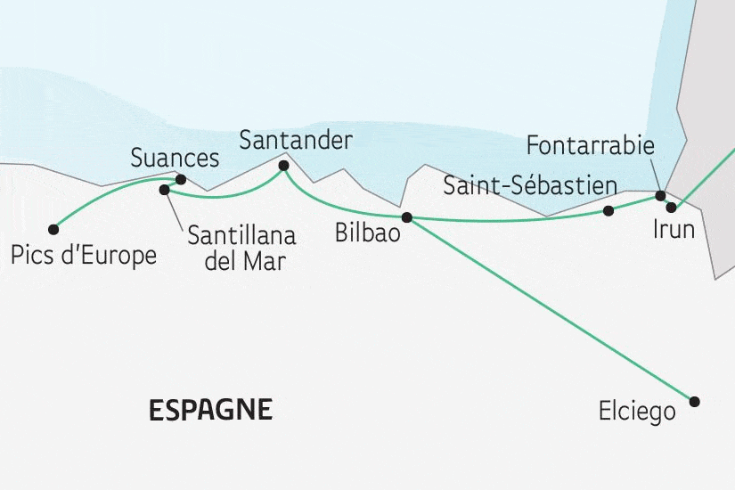 Circuit Le Pays Basque espagnol et la Cantabrie irun Espagne