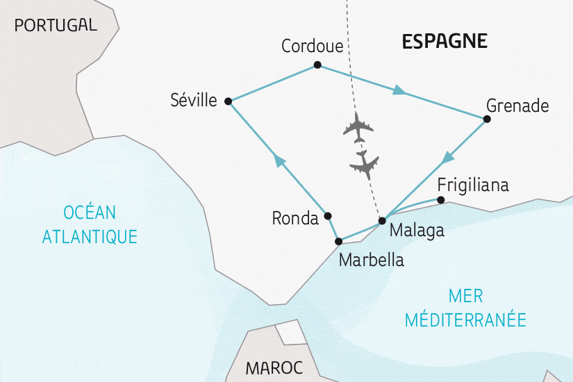 Circuit Splendeurs Andalouses (RC) malaga Espagne