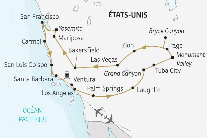 Circuit La Californie, l'Ouest Américain - Formule Premium los_angeles Etats-Unis