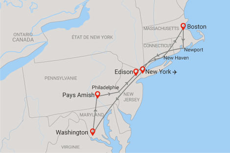 Circuit Panorama des Capitales de l'Est Américain