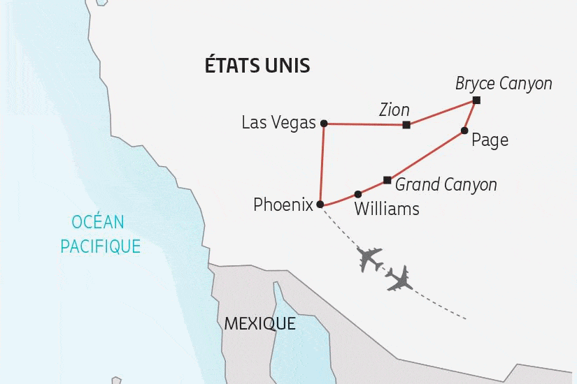 Circuit Les Grands Parcs de l'Ouest Américain phoenix Etats-Unis