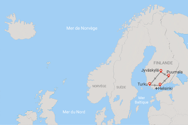 Autotour Finlande en liberté au cœur des mille lacs helsinki Finlande