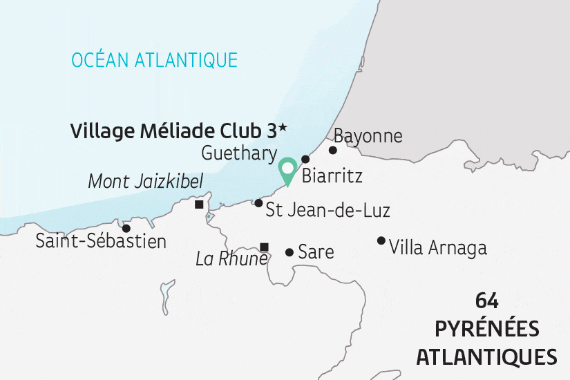 Circuit Le Pays Basque biarritz France Cote Atlantique