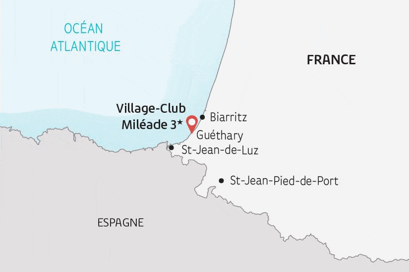 Circuit Nouvel An au Pays Basque guethary France Cote Atlantique