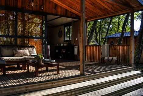 Camping Slow Village la Roque-sur-Cèze la_roque_sur_ceze France