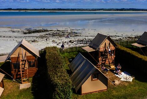 Camping Slow Village Breizh Légendes plouneour_brignogan_plages France