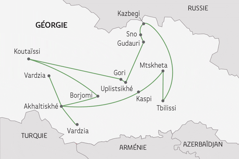 Circuit La Géorgie, au coeur du Caucase tbilissi Georgie