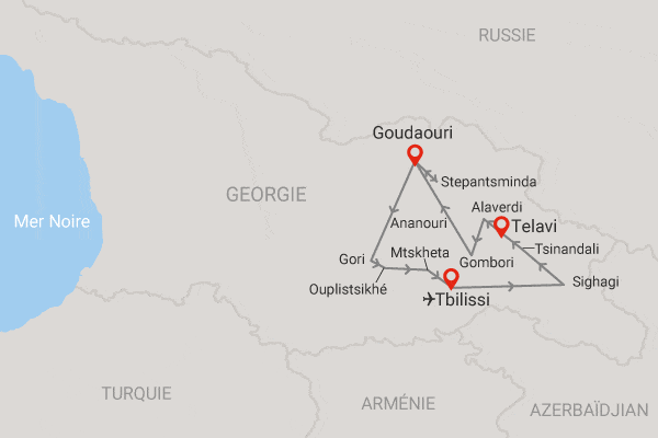 Circuit Richesses de Géorgie (maximum 12 participants) tbilissi Georgie