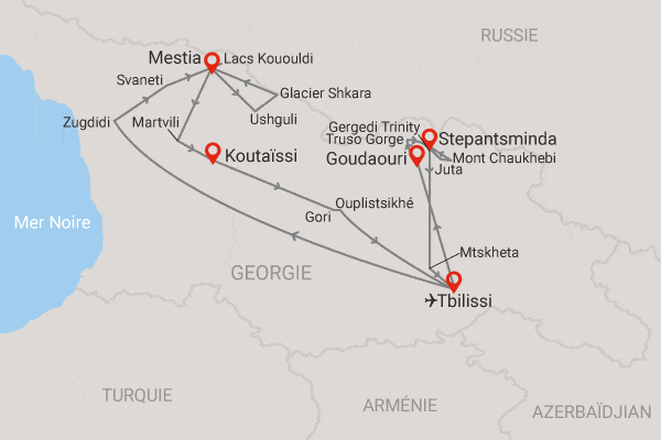 Circuit Trekking en Géorgie (maximum 12 participants) tbilissi Georgie