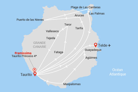 Carte itinéraire
