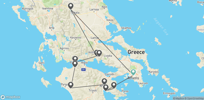 Circuit Grèce continentale : voyage sacré à travers les Âges Hellènes athenes Grece