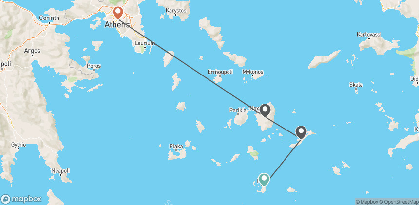 Circuit Voyage au coeur des Cyclades : Naxos, Amorgos, Santorin athenes Grece