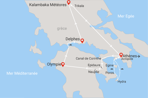 Circuit Les essentiels de la Grèce et extension 2 nuits Athènes athenes Grece