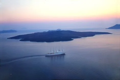 Vue depuis Santorin