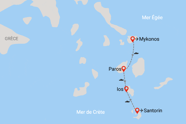 Combiné hôtels Cyclades Vibes mykonos Grece