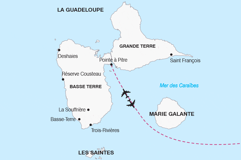 Circuit Découverte de l'Archipel Guadeloupéen pointe_a_pitre Guadeloupe