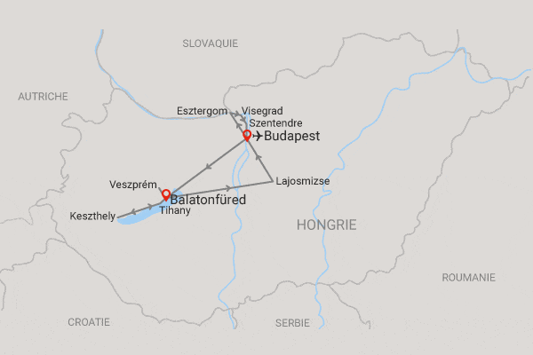 Circuit Richesses de Hongrie 3*/ budapest Hongrie