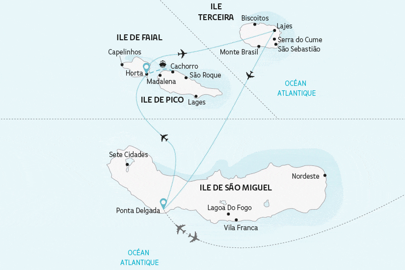 Circuit Le Grand Tour des Açores ponta_delgada Iles Des Acores