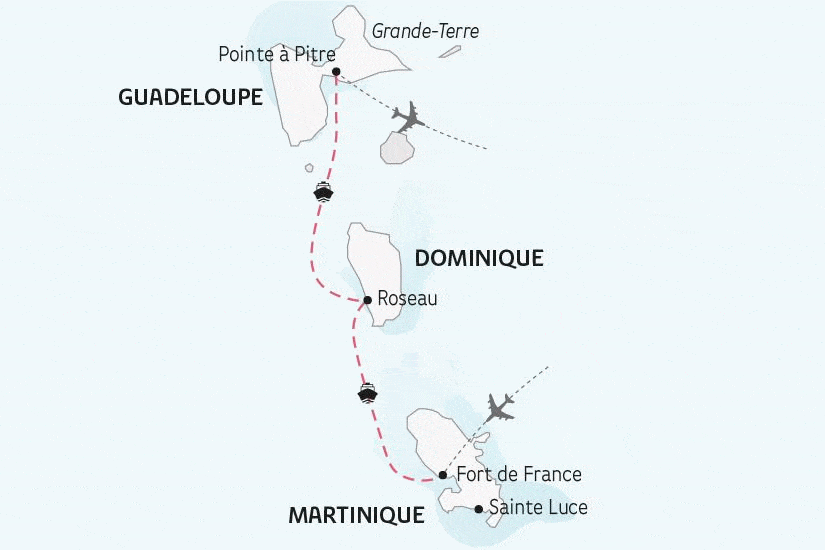 Circuit Au Coeur des Caraïbes fort_de_france Iles Grenadines