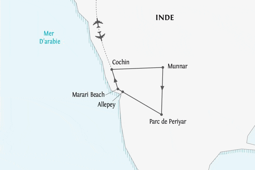 Circuit Parfums d'épices du Kerala cochin Inde