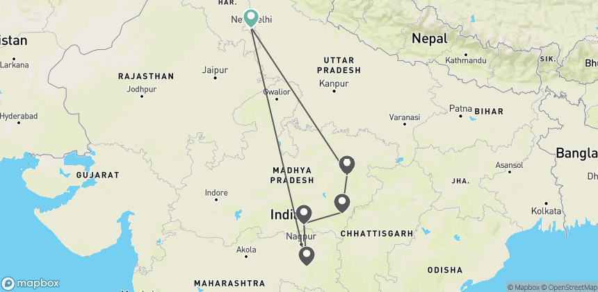 Circuit L’appel de la jungle : sur les traces du tigre du Bengale delhi Inde