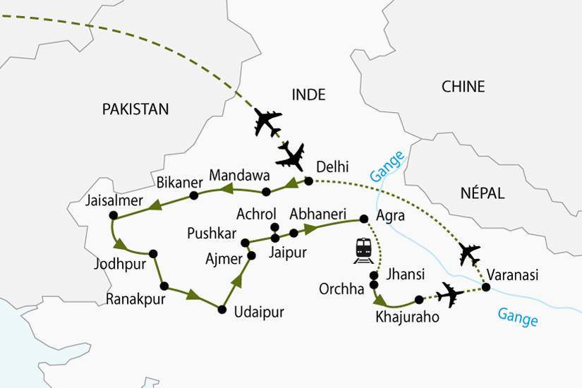 Circuit L'Inde du Nord et la Vallée du Gange delhi Inde