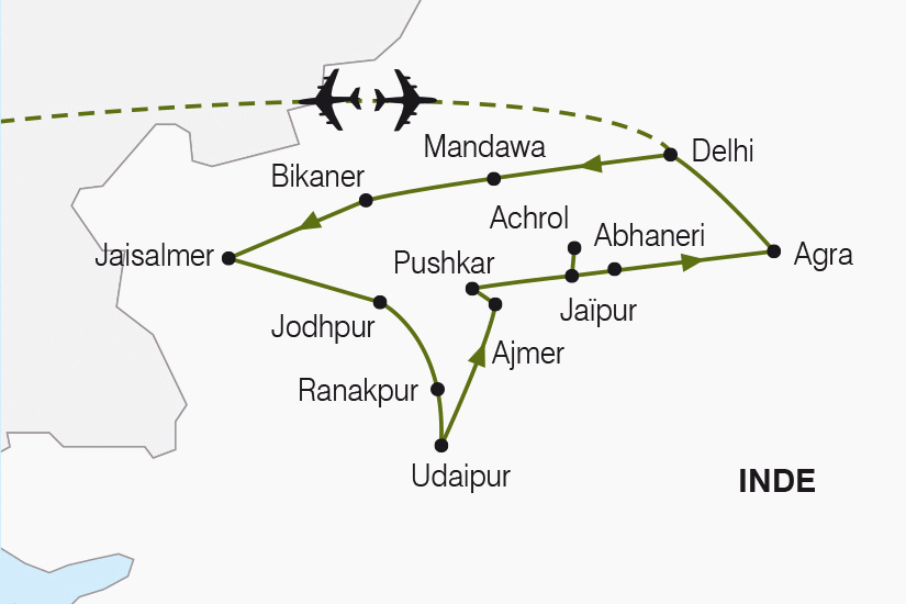 Circuit L'Inde du Nord et le Rajasthan delhi Inde