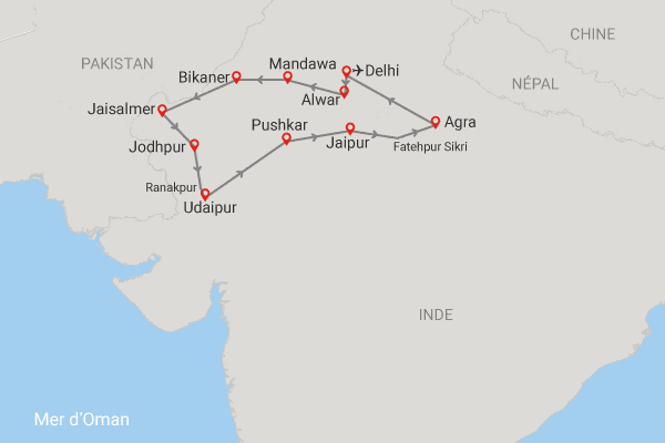 Circuit Saveurs et traditions du Rajasthan delhi Inde