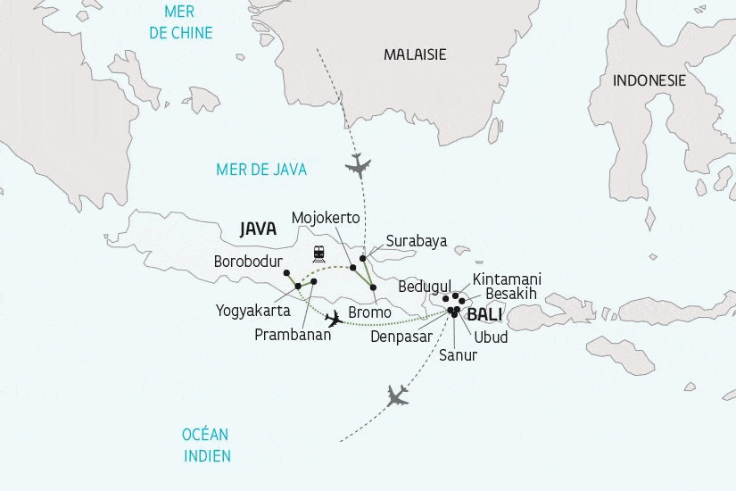 Circuit L'Indonésie, un collier de perles entre mer et volcans surabaya Indonesie