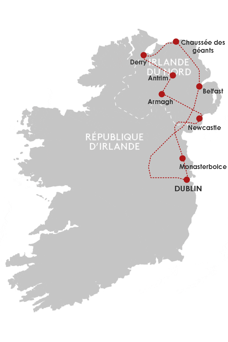 Circuit Accompagné à Dublin et Belfast dublin Irlande