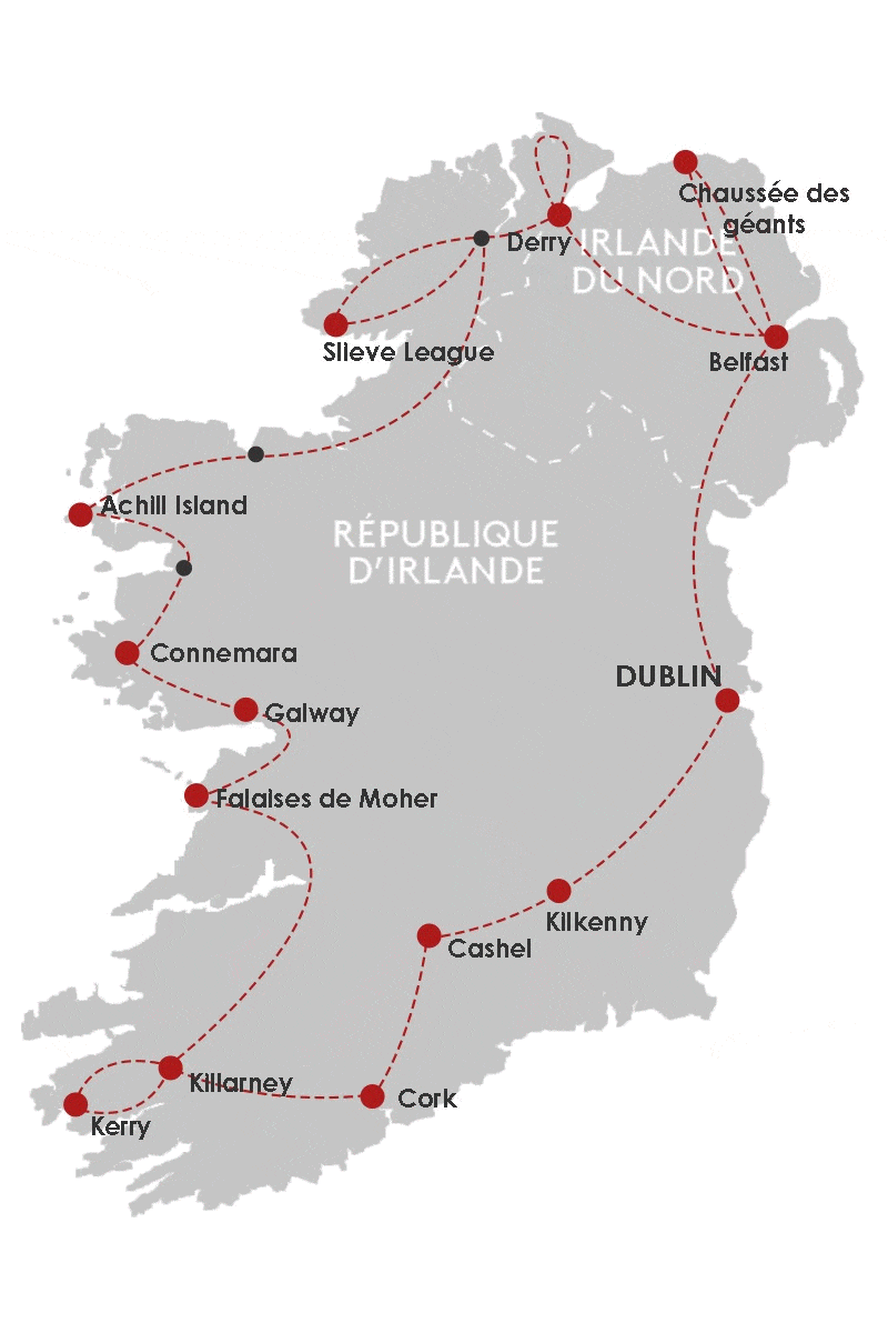 Autotour Immersion en Terre Celte - B&B dublin Irlande