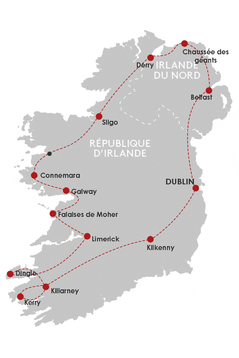 Autotour Irlande 360° - B&B dublin Irlande