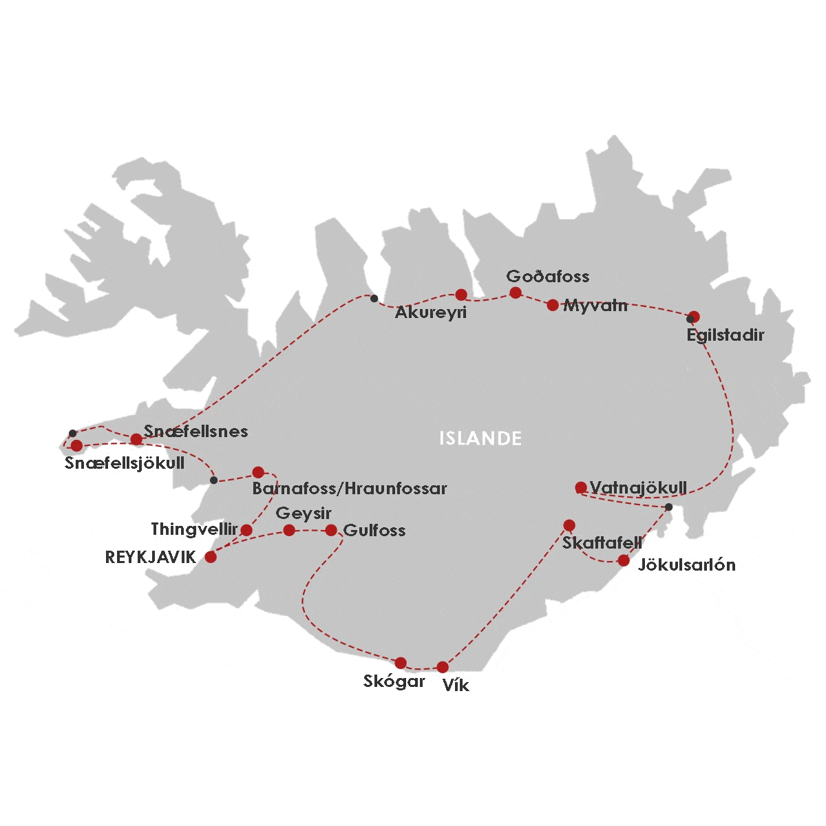 Autotour Au coeur des éléments keflavik Islande