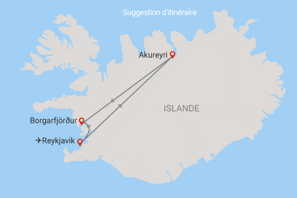 Autotour Sur les routes du nord et ouest islandais keflavik Islande