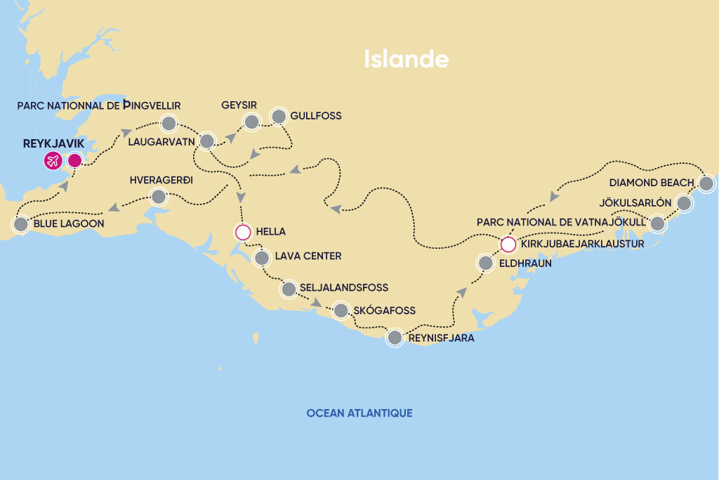 Circuit Énergies cachées et aurores boréales reykjavik Islande